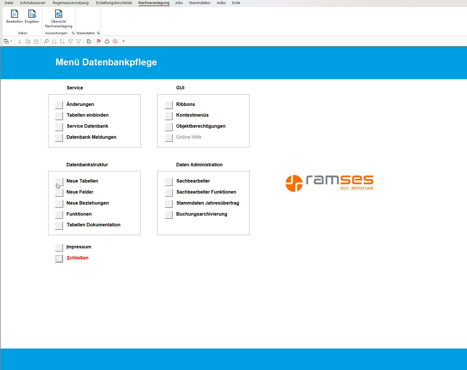 Datenbank Verwaltung